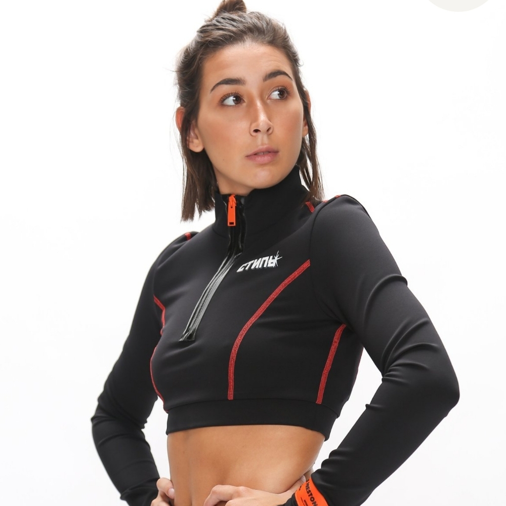 Heron Preston Cropped CTNMB Active Turtleneck.